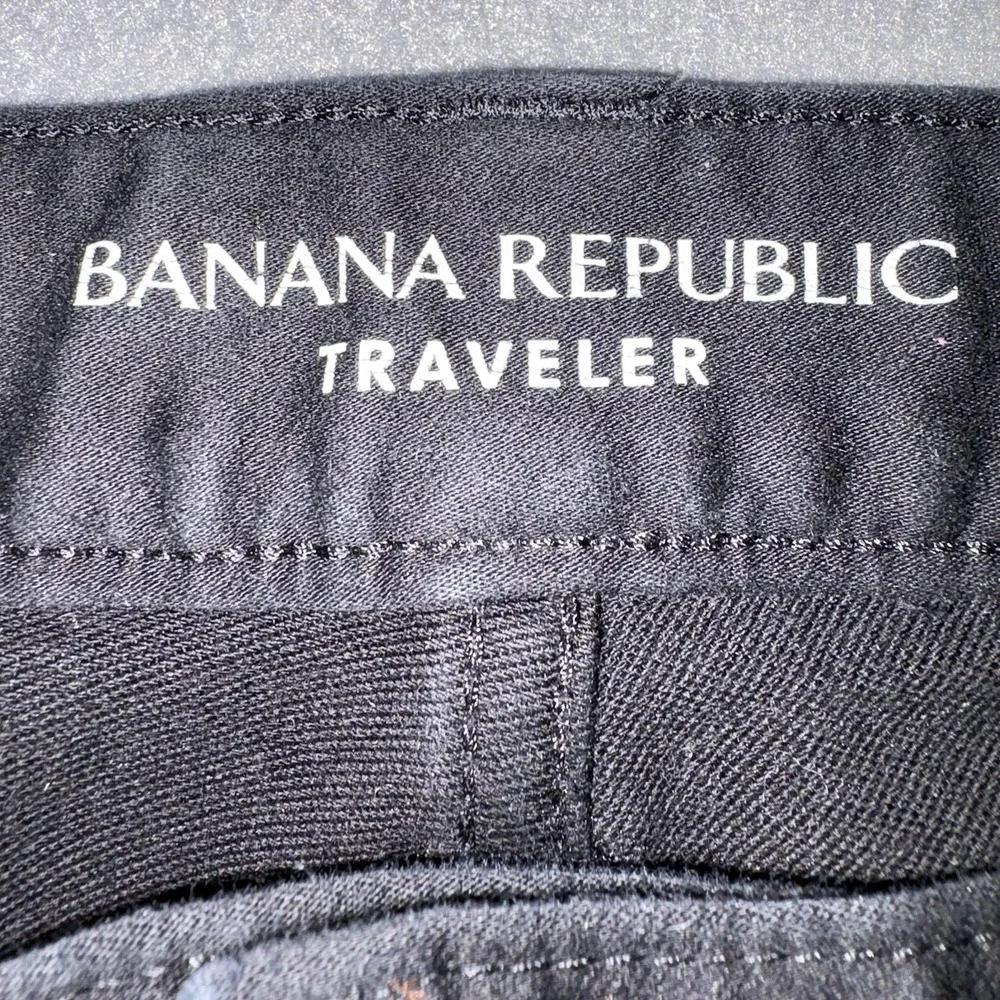 Banana Republic Men's Black Slim Fit Chinos